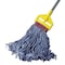 Rubbermaid Commercial Super Stitch Blend Mop Head, Large, Cotton/Synthetic, Blue FGD25306BL00 - alternate 2